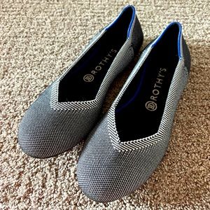 Rothy’s Flats Black & White Birdseye